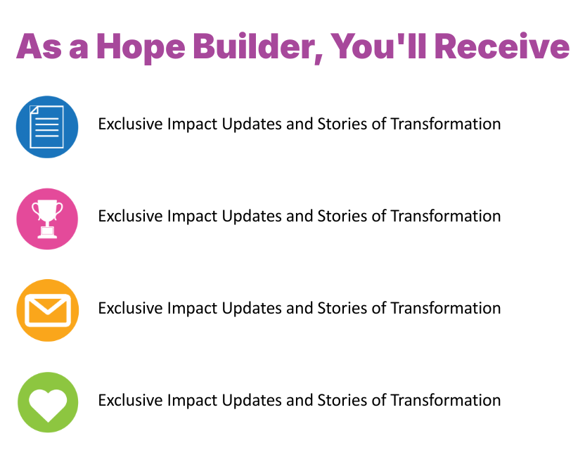 hope builders club benefits